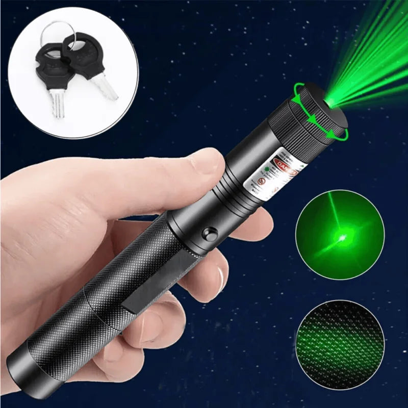 UltraLight™ - Láser Verde Súper Potente Recargable - Alcance De Más De 10 Mil Metros (6 Modos de Luz)